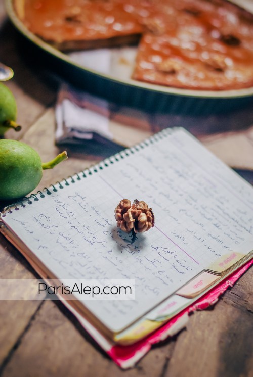 Tarte aux noix, carnet de recettes