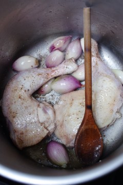 cuisses poulet échalottes