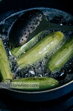 frire les courgettes