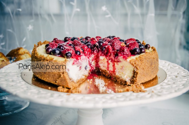 cheesecake fruits rouges