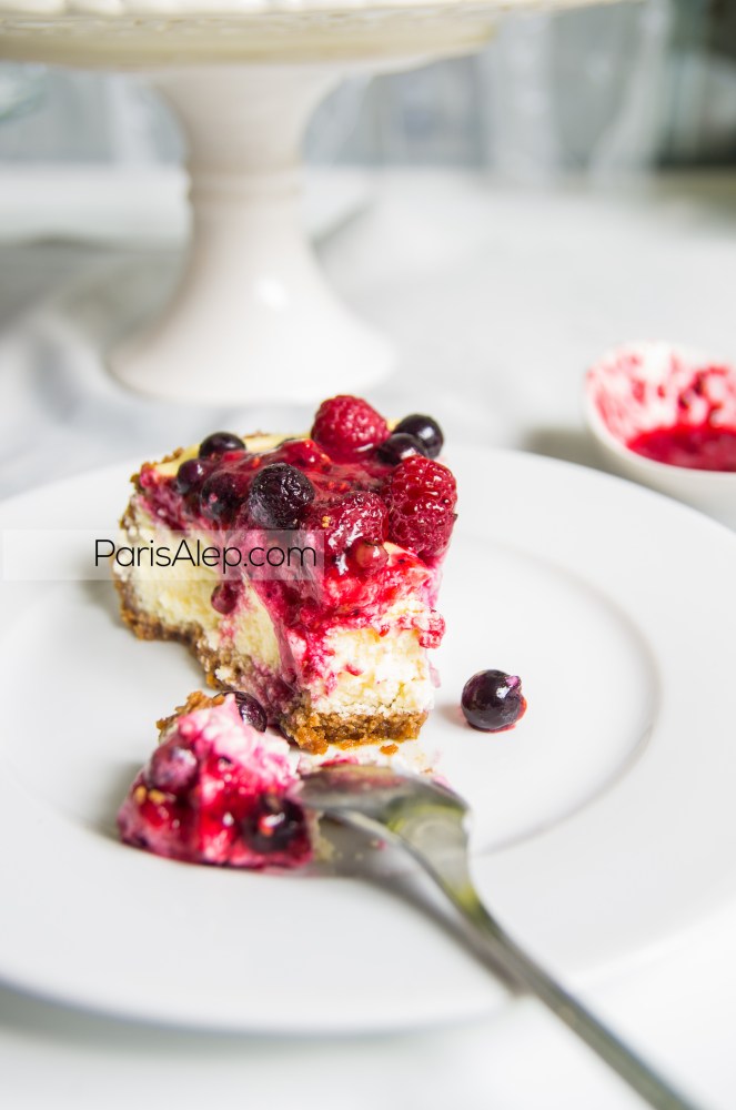 cheesecake fruits rouges