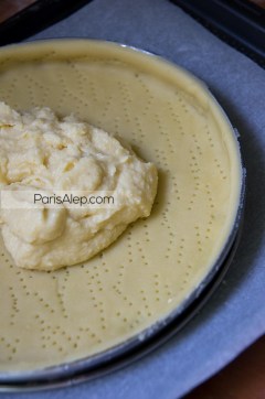 tarte sucrée crème amandine