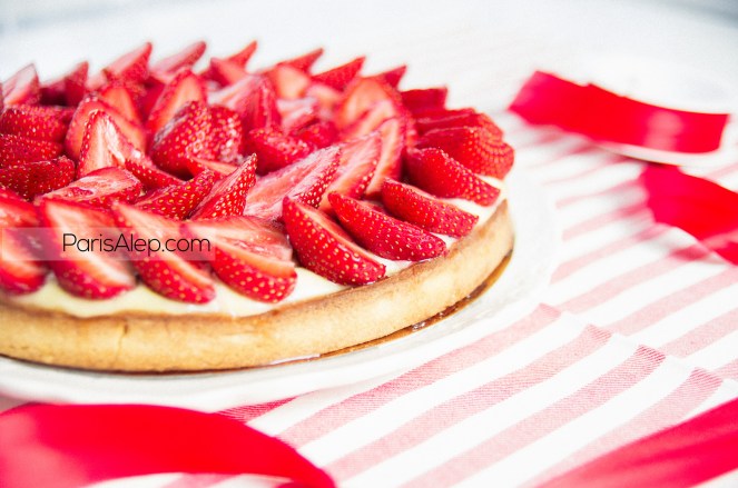 Tarte aux fraises classique