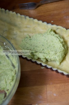 tarte amandine pistaches