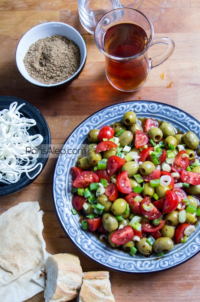 salade olives syrienne
