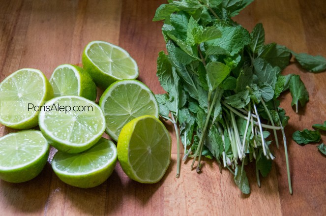 citrons verts menthe