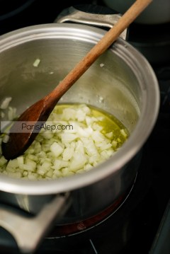 oignon huile d'olive