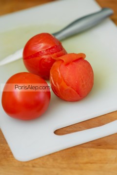 Tomates pelées